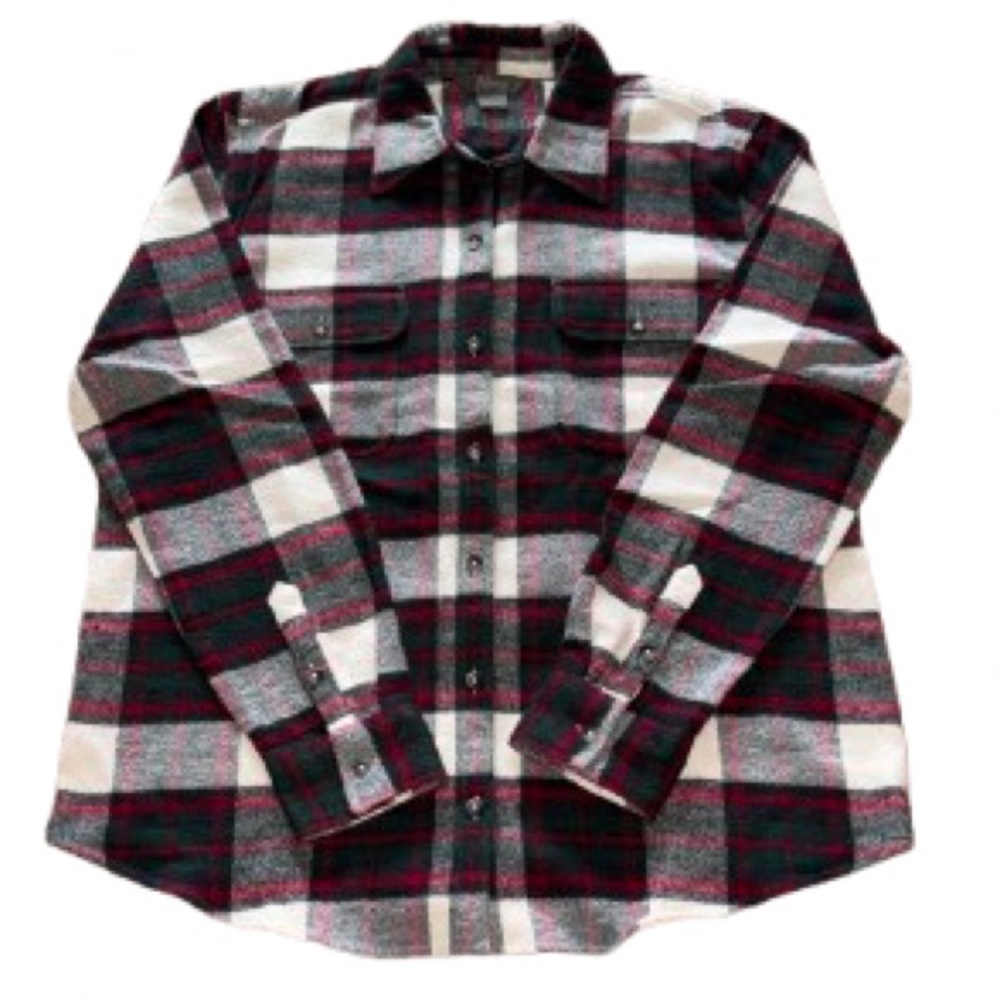 Natural Reflections Multicolor Checkered Shirt Si… - image 1